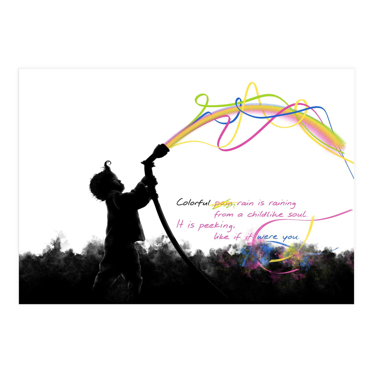 Color Rain (Print Only)