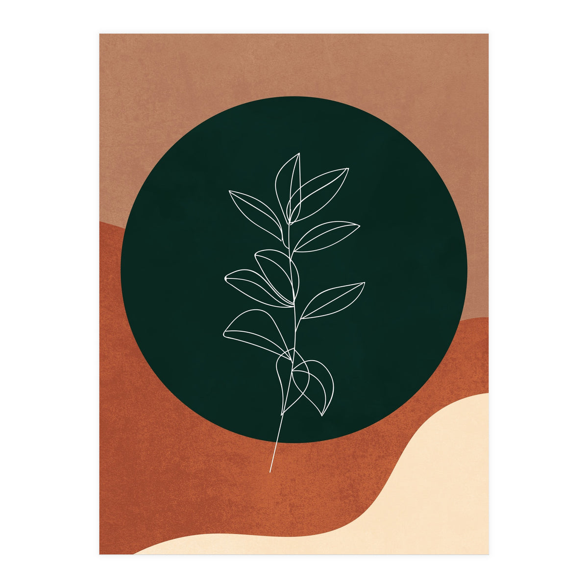 Geometrical Minimalist Boho Abstract (Print Only)