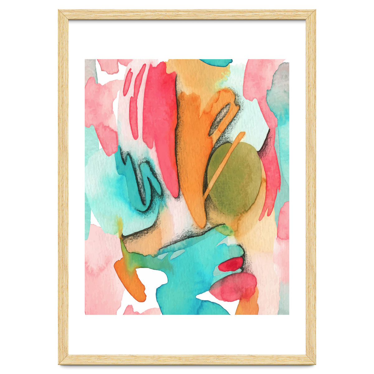 Abstract Watercolor Art