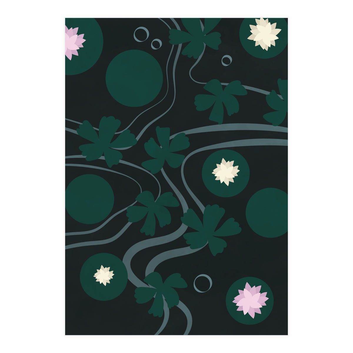 Lake At Night (Print Only)