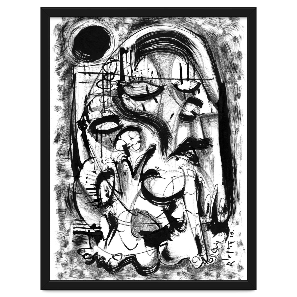 The Witch and Her Sons - b&w