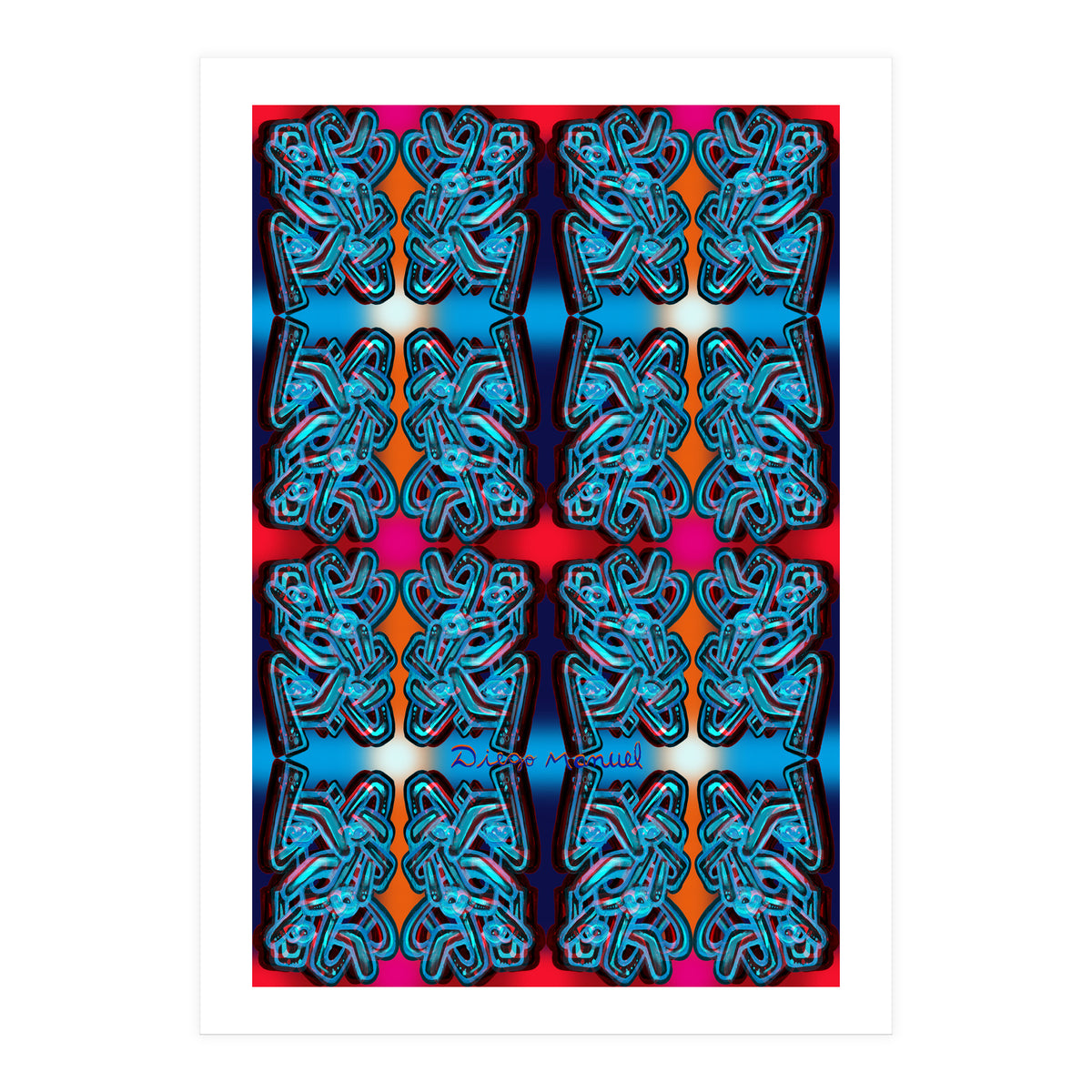 Formas Lenguas Y Ojos D (Print Only)