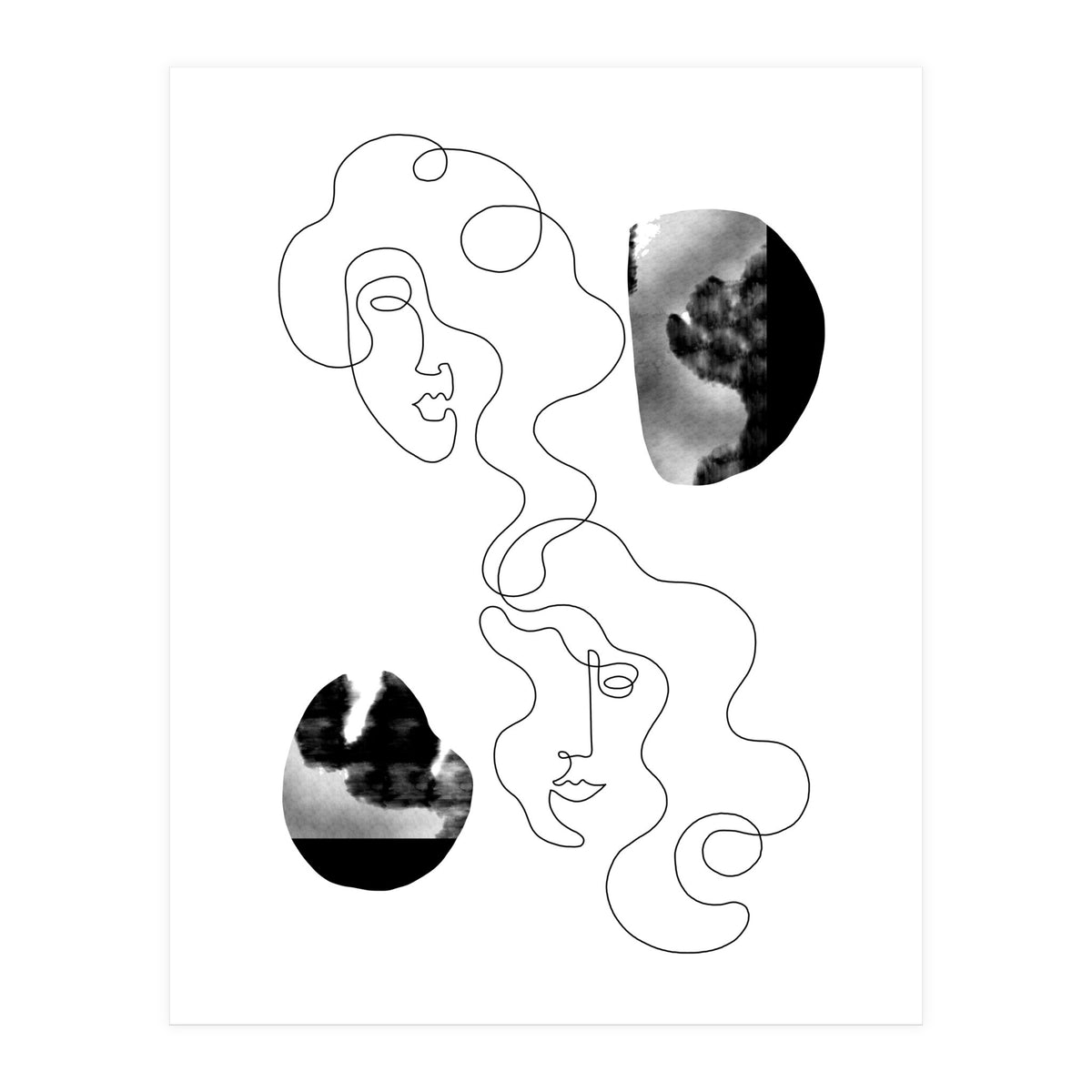 women and stones (Print Only)