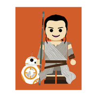 BB8 and Rey Toy (Print Only)