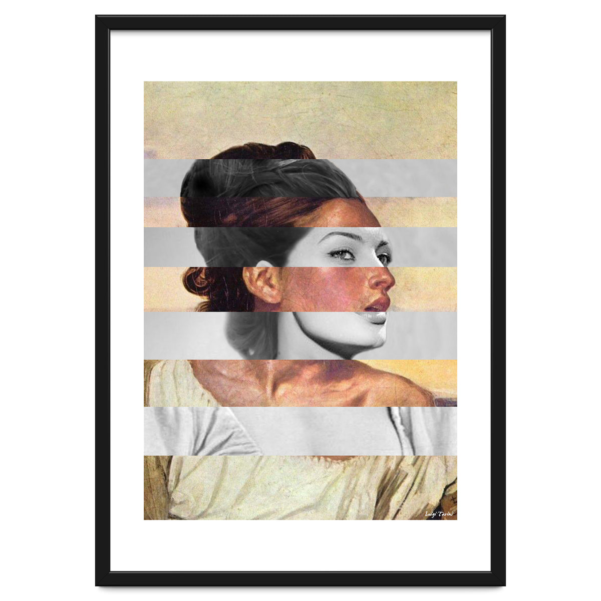 Delacroix's Orphan Girl At The Cemetery & Sophia Loren