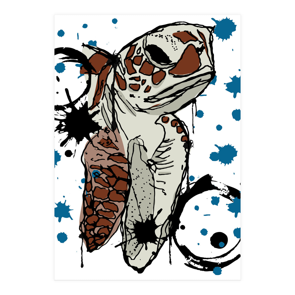 Sea Turtle Sketch (Print Only)