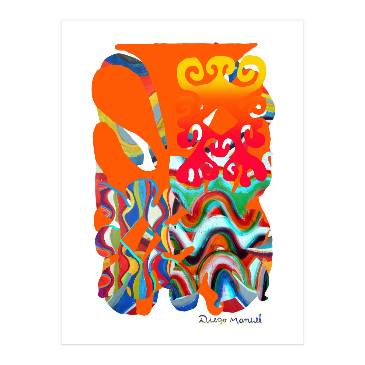 Pop Abstract Asimetrico 5 Copia (Print Only)