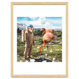Alternate Reality, Surrealism Digital Photography, Space Flamingo Astronaut Collage thumbnail