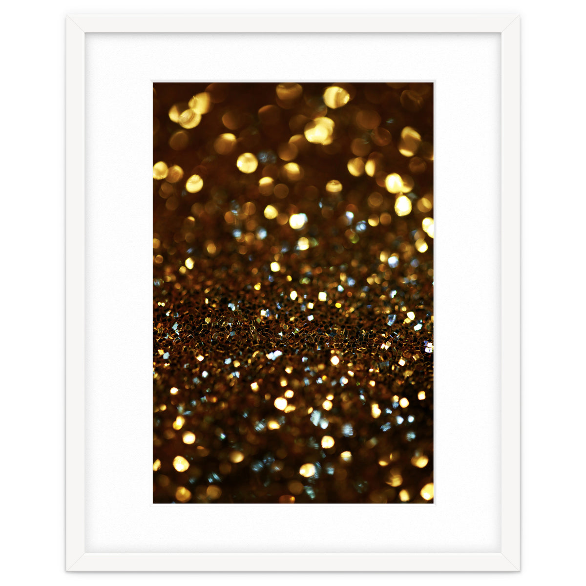 Golden glitter