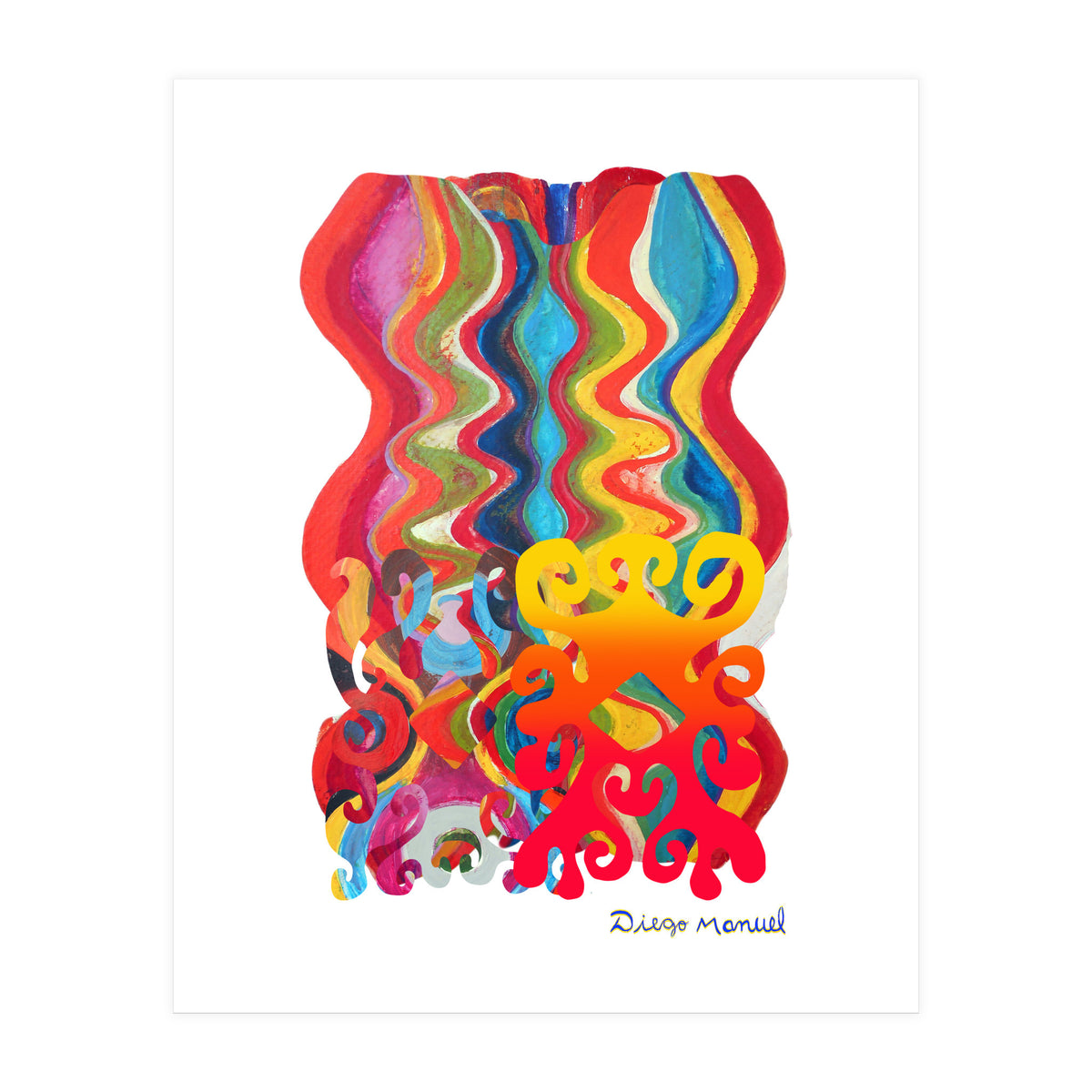 Pop Abstract Asimetrico 16 Copia (Print Only)