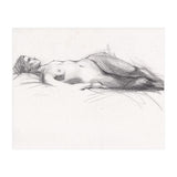 Beautiful erotic drawing of woman (Print Only) thumbnail
