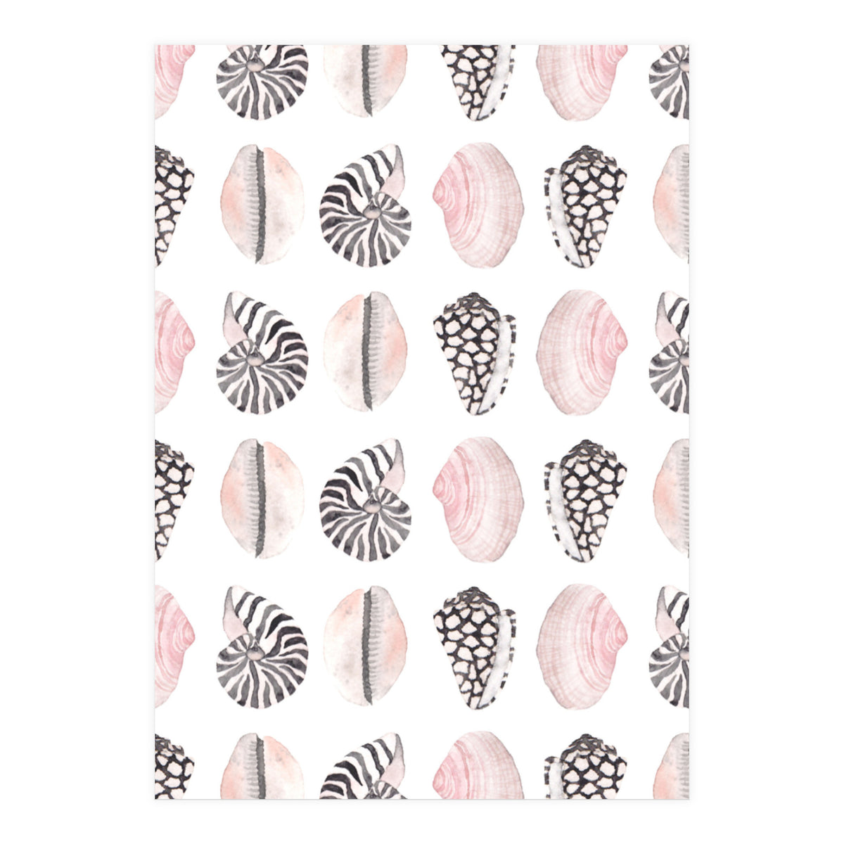 Seashell Pattern (Print Only)