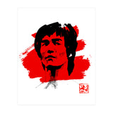bruce lee in red (Print Only) thumbnail