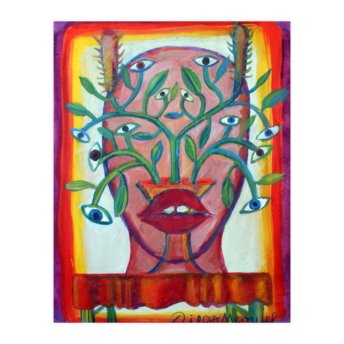 Cabeza De Mujer 5 (Print Only)