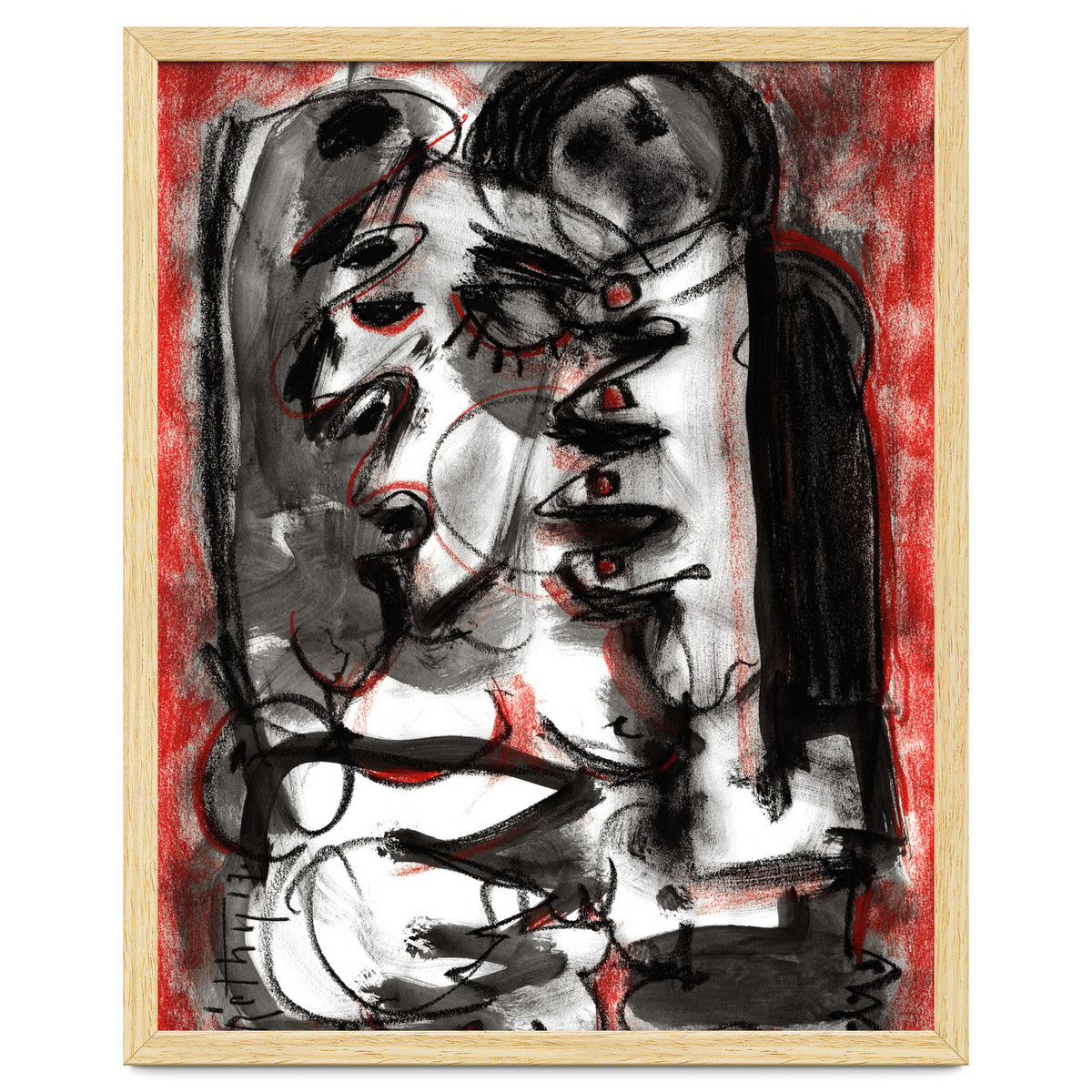 Shame - white background