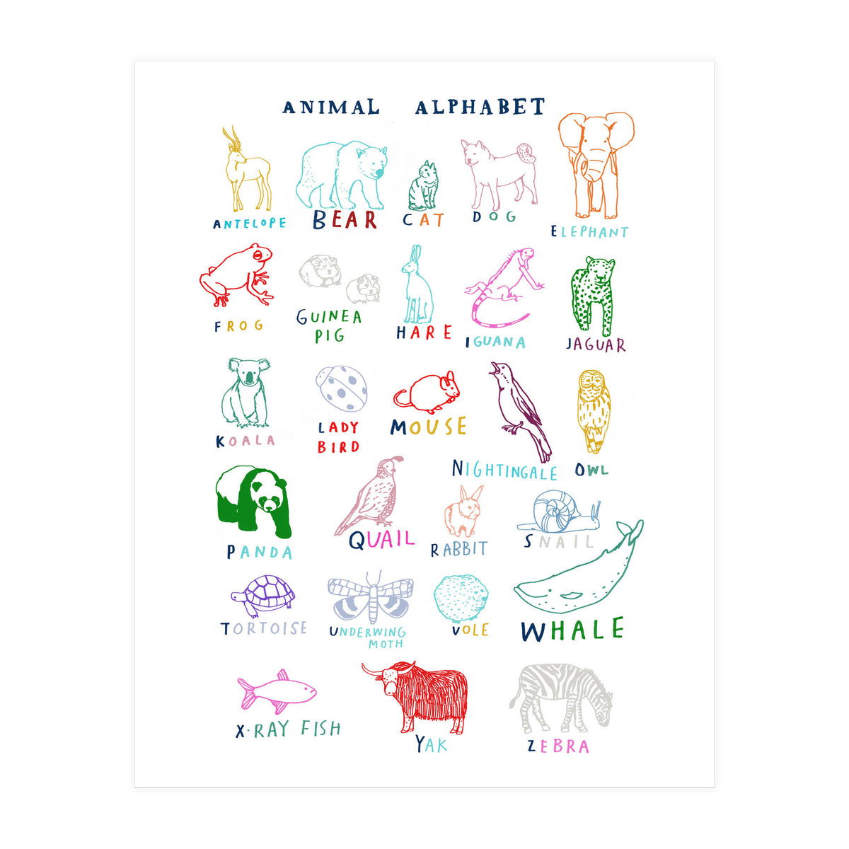 ABC Animals (Print Only)