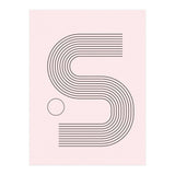 Rainbow Line Art Mid Century Modern (Print Only) thumbnail