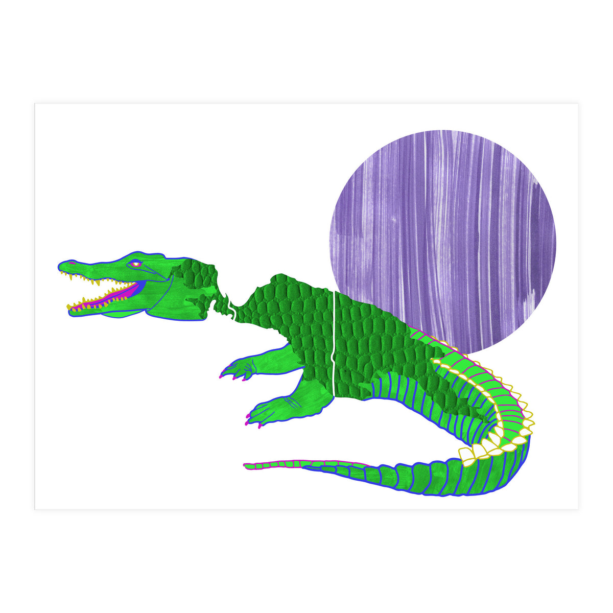 New Guinea Crocodile  (Print Only)