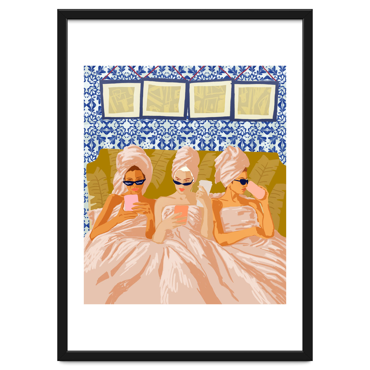 Ladies-Only Club | Girl Talk Slumber Party BFF | Bohemian Feminism Independent Moroccan Women