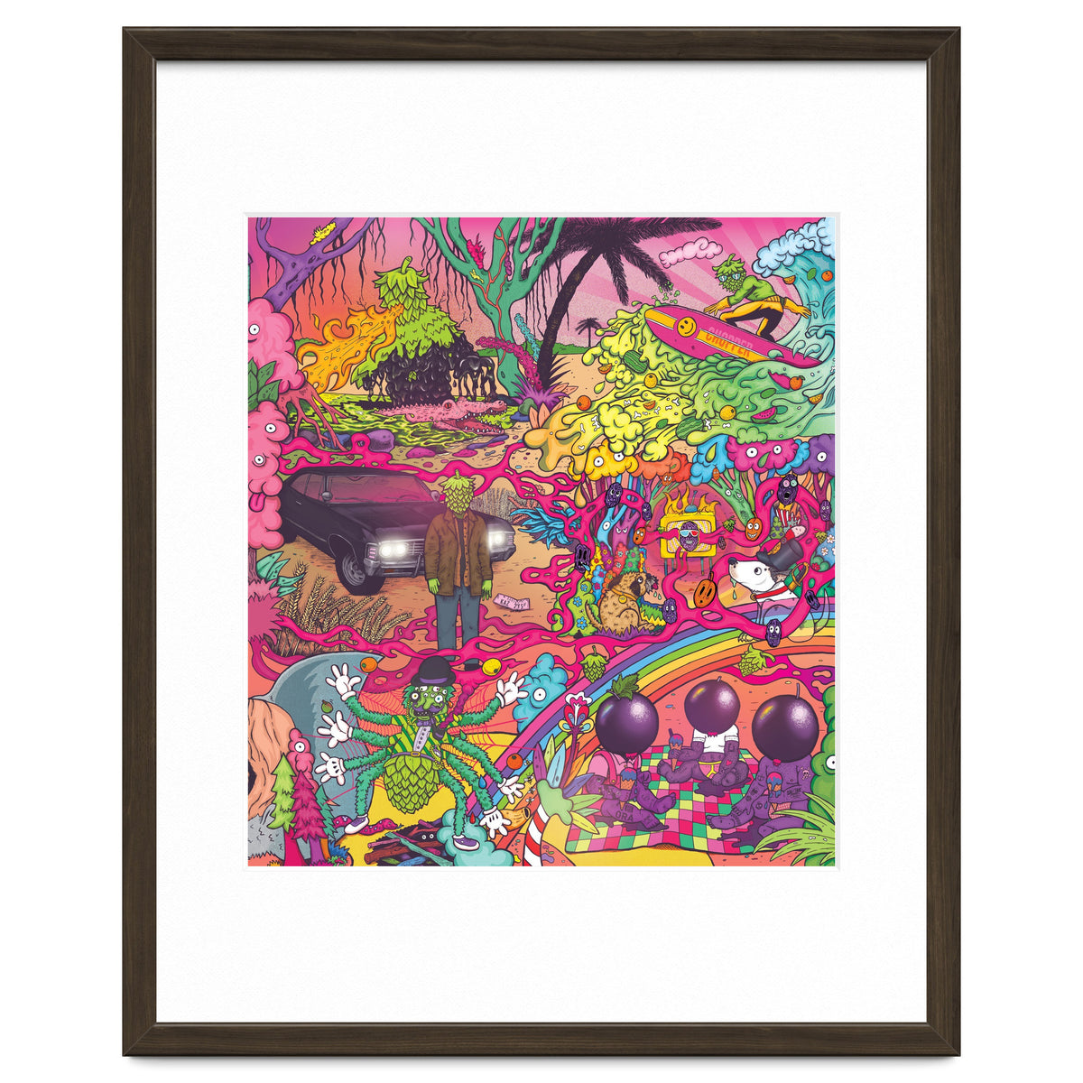 ABBEYDALE BREWERY COLLAB SERIES #2 FULL ILLUSTRATION - THORNBRIDGE, WILDE CHILD, RIDGESIDE, TORRSIDE, BOX SOCIAL, ORA BREWING