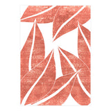 Abstract Terracotta Leaves 1 - Burnt Orange (Print Only) thumbnail