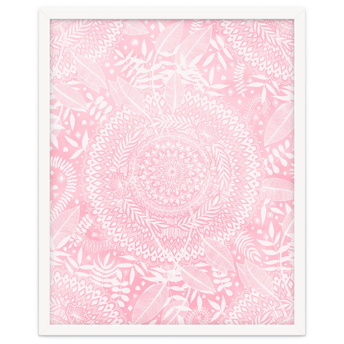 Medallion Pattern in Blush Pink