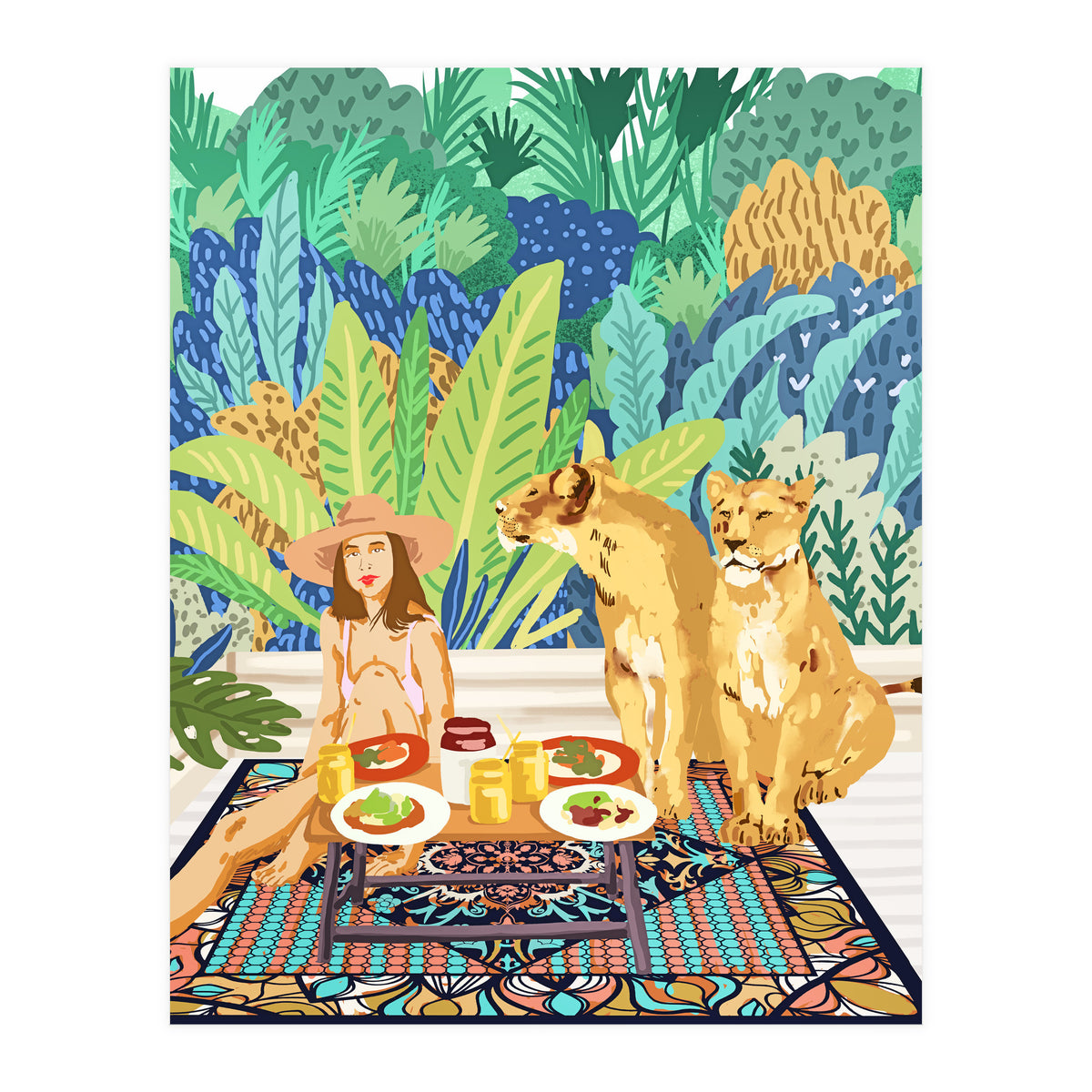 Jungle Breakfast (Print Only)