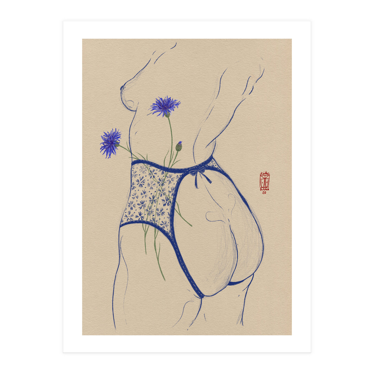 Corny Flowers  (Print Only)