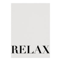 Relax White (Print Only)