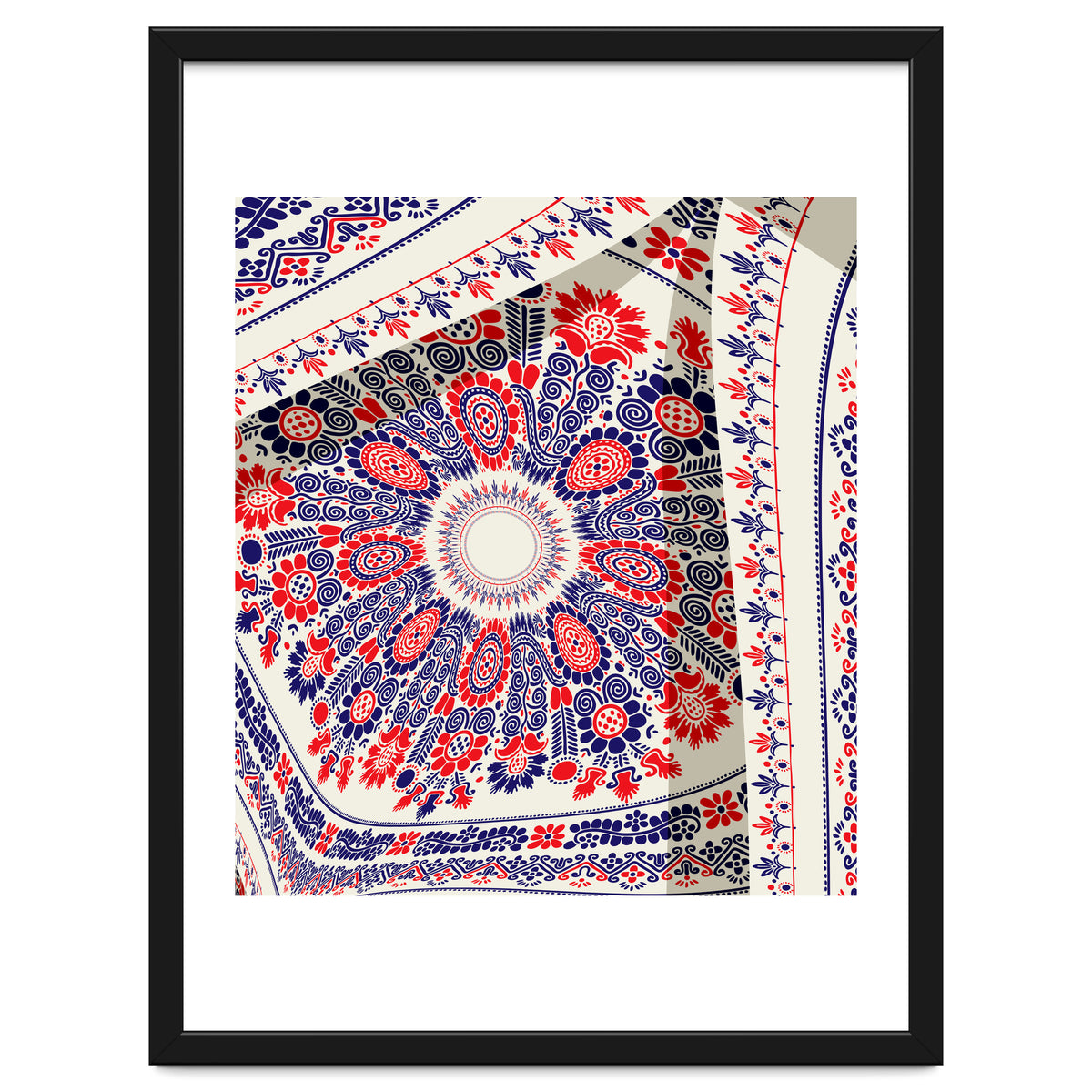 Romanian embroidery background 39