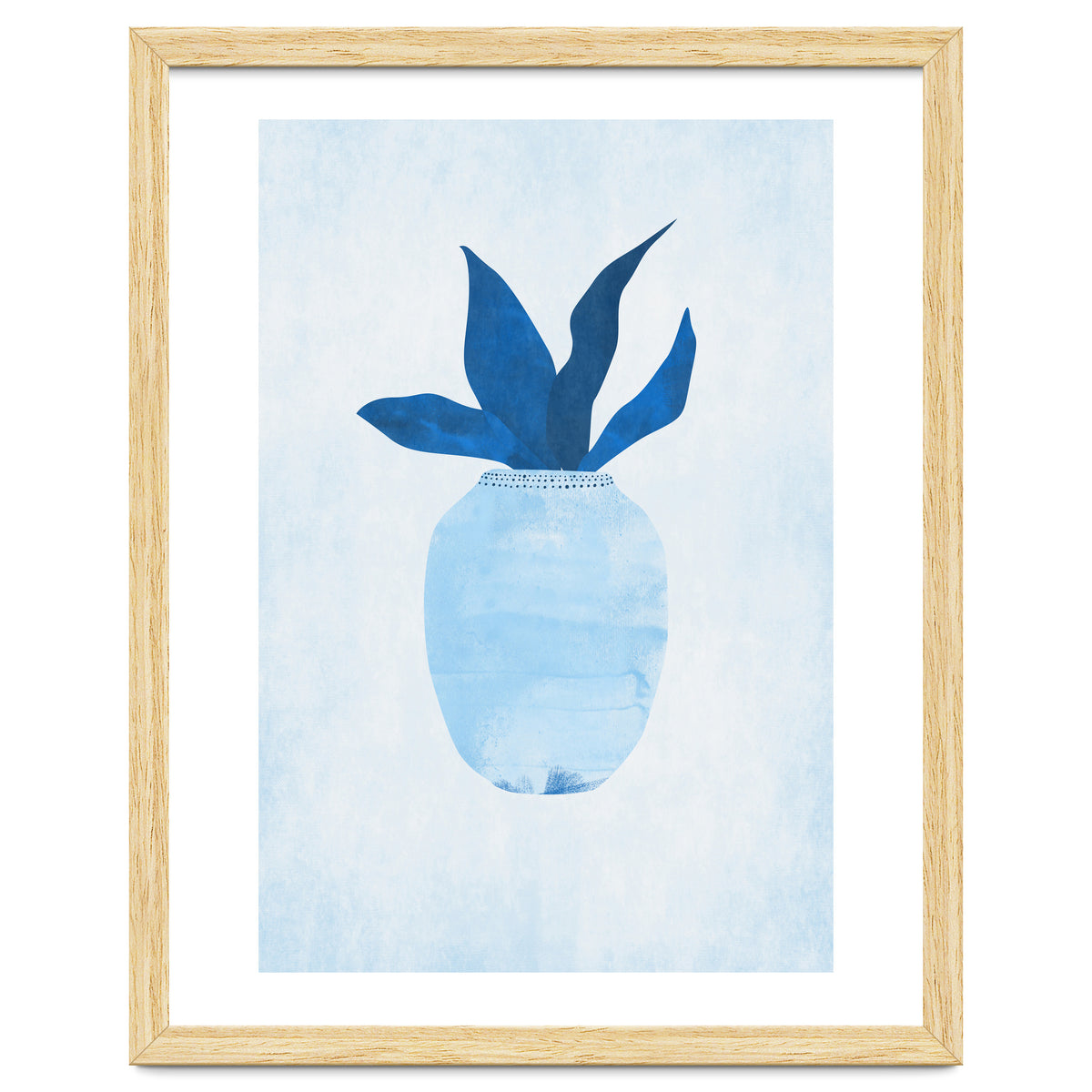 Blue vase