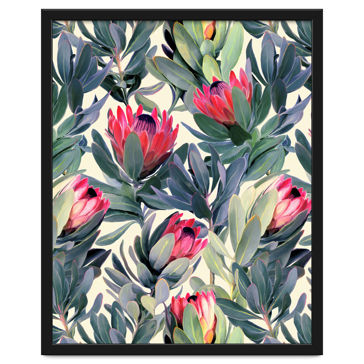 Painted Protea Pattern
