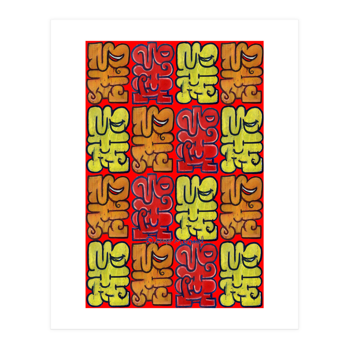 Garffiti 23 29 33 Tapiz (Print Only)