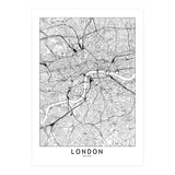 London White Map (Print Only) thumbnail