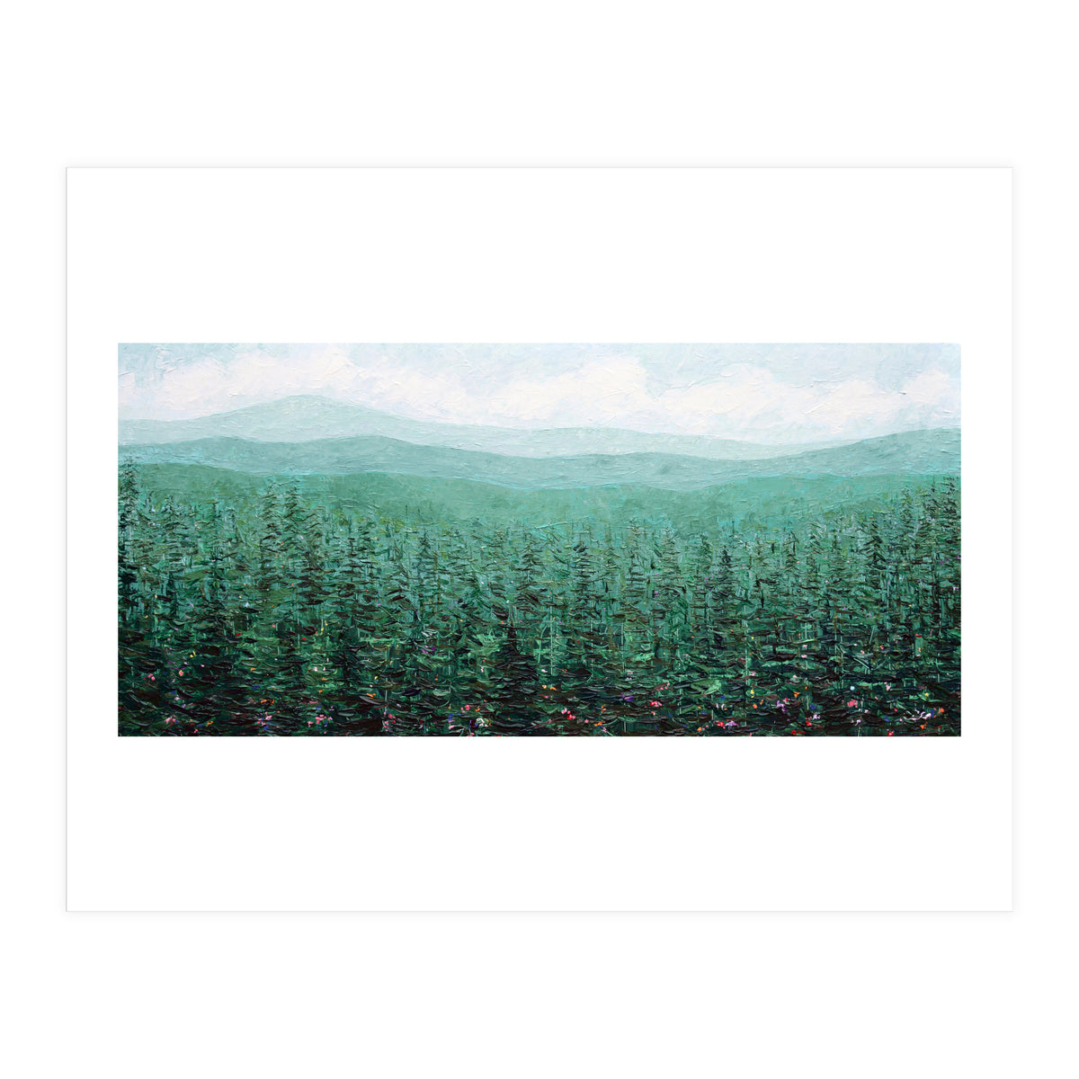 Oregon Pines (Print Only)
