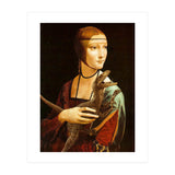 Lady With A Velociraptor (Print Only) thumbnail
