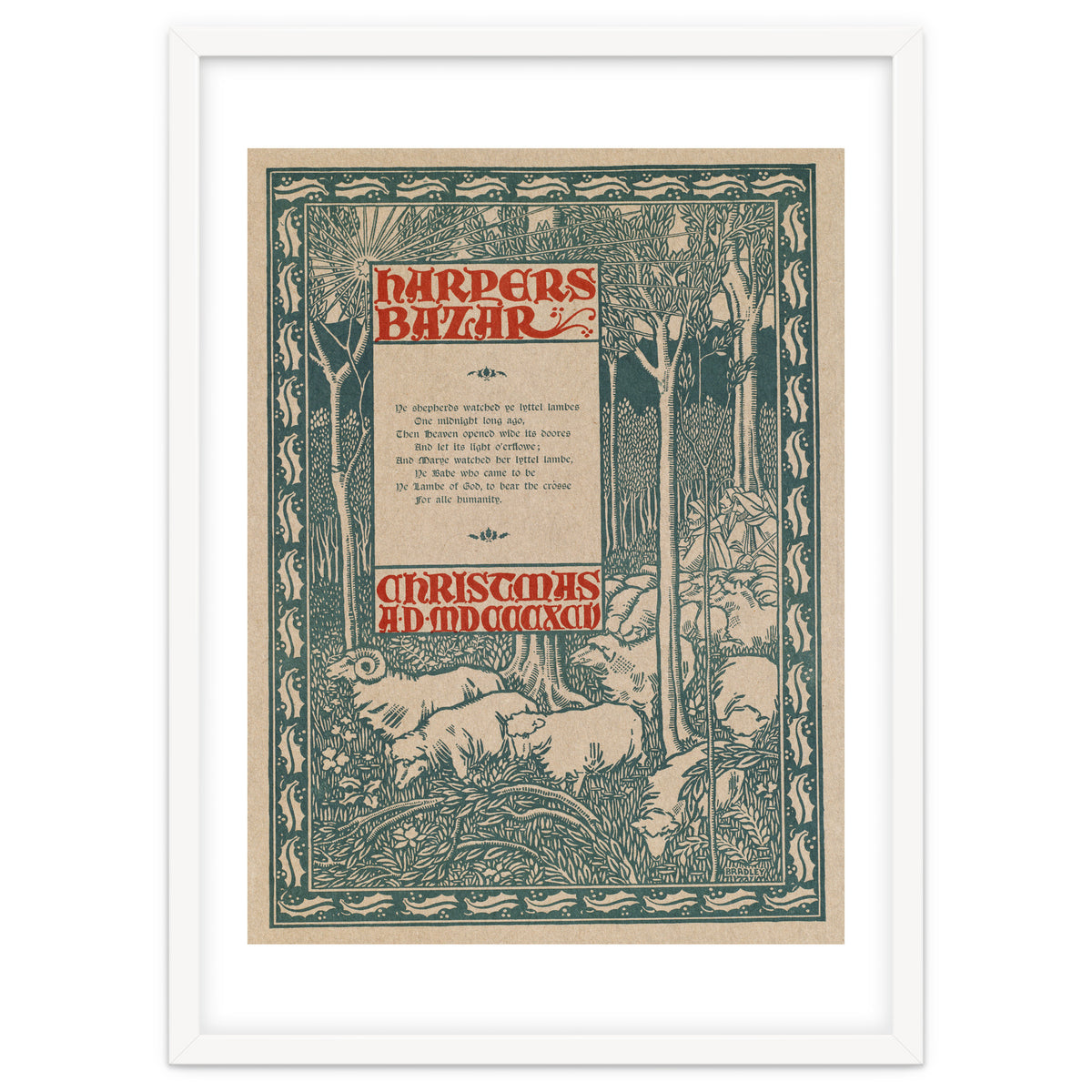 Harper's Bazar Christmas Advertisement