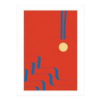Mid Century Abstract Lines (Print Only)