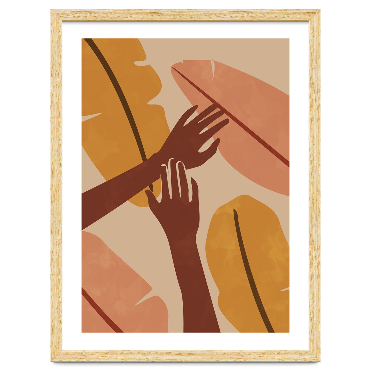 Banana Leaf Tropical Boho