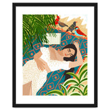 Beach. Read. Sleep. | Boho Woman Sea Beachy Travel | Summer Birds Sand Picnic Ocean Vacation thumbnail