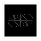 Tandem Cyclists | modern geometric (Print Only) thumbnail