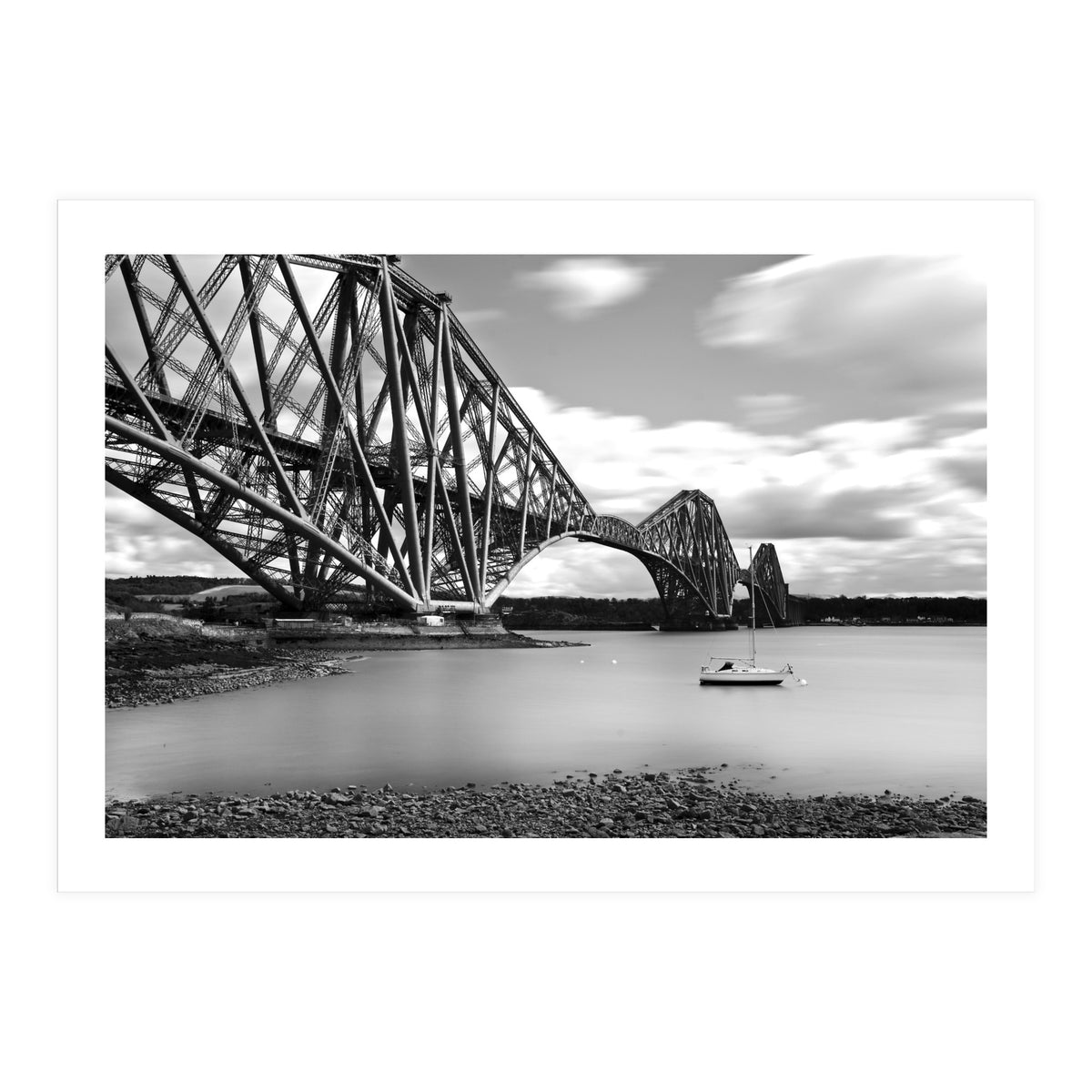 Forth Rail Bridge Seaside Architecture Seaside (Print Only)