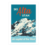Ski Alta Utah vintage poster (Print Only)