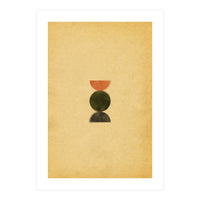 Blurry mid century modern shapes (Print Only)