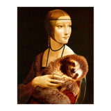 Lady With A Sloth (Print Only) thumbnail