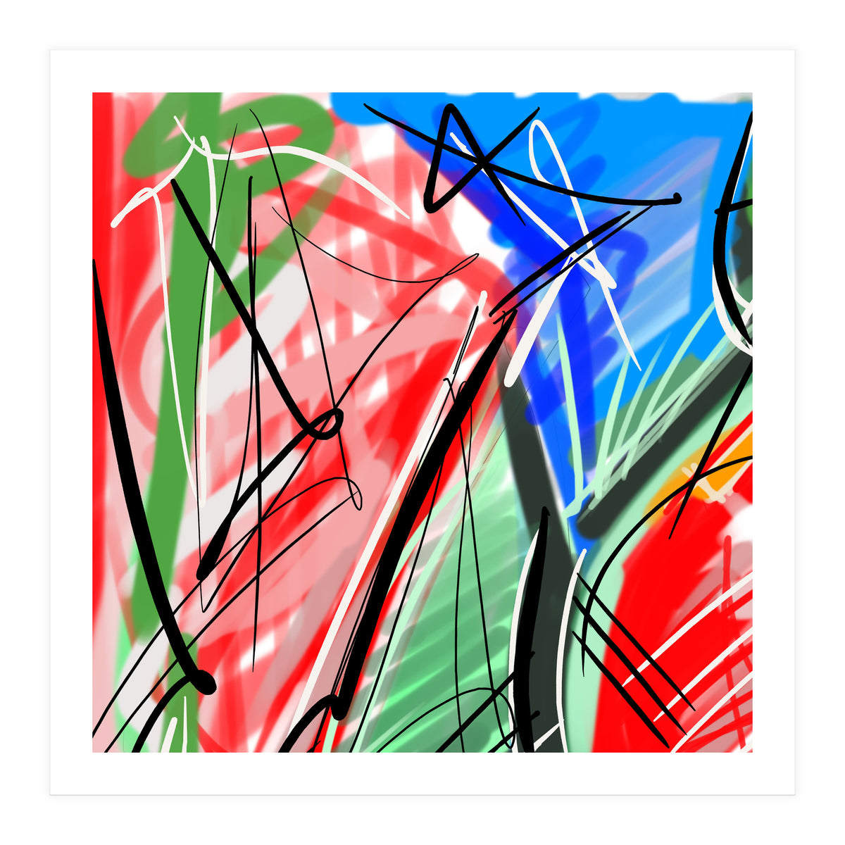 color subtleties in strokes 1 (Print Only)