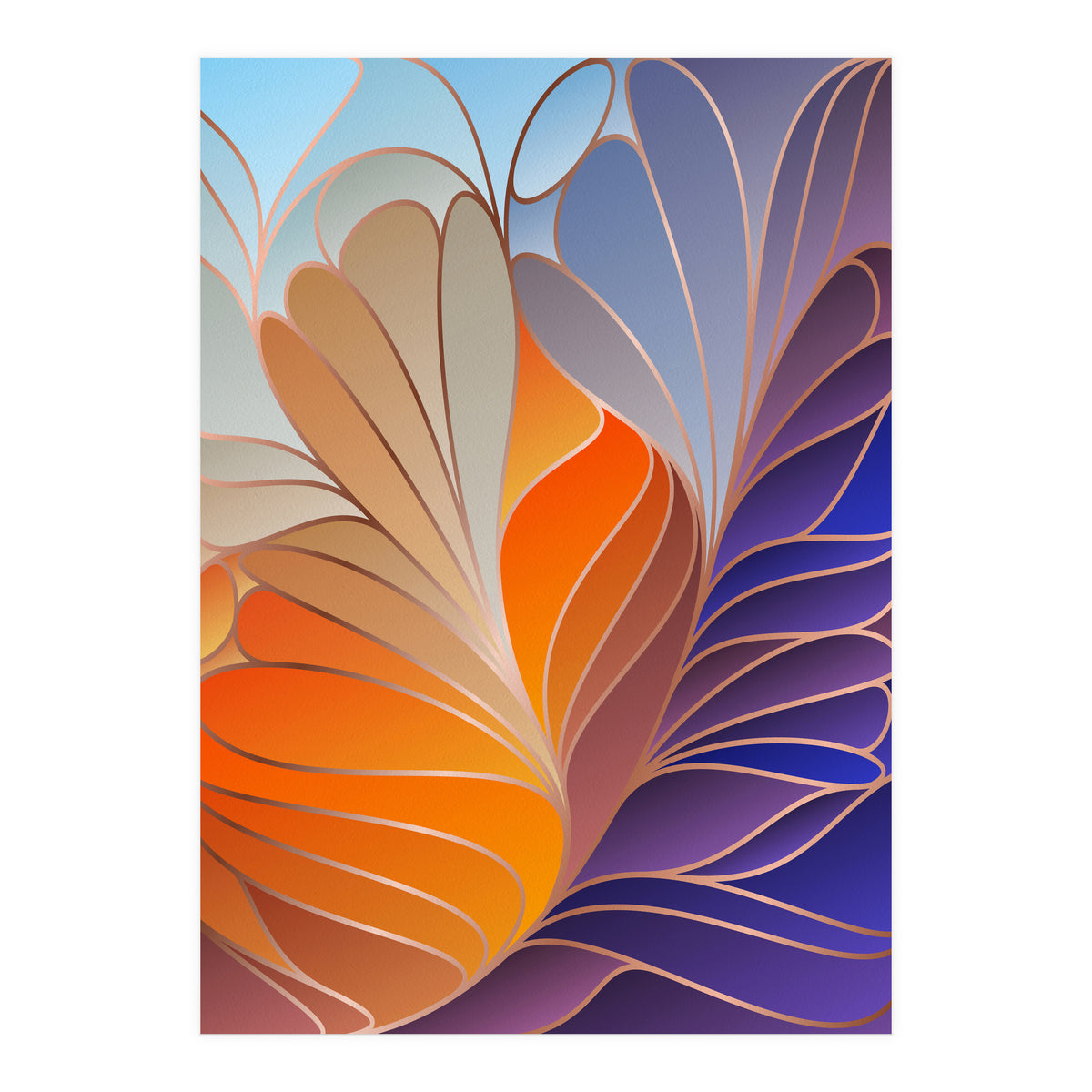 Colorful Art Deco III (Print Only)