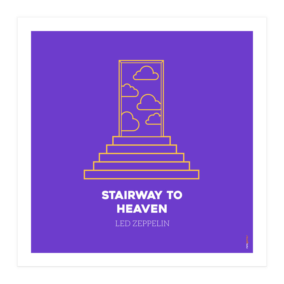 Led Zeppelin Stairway To Heaven (Print Only)