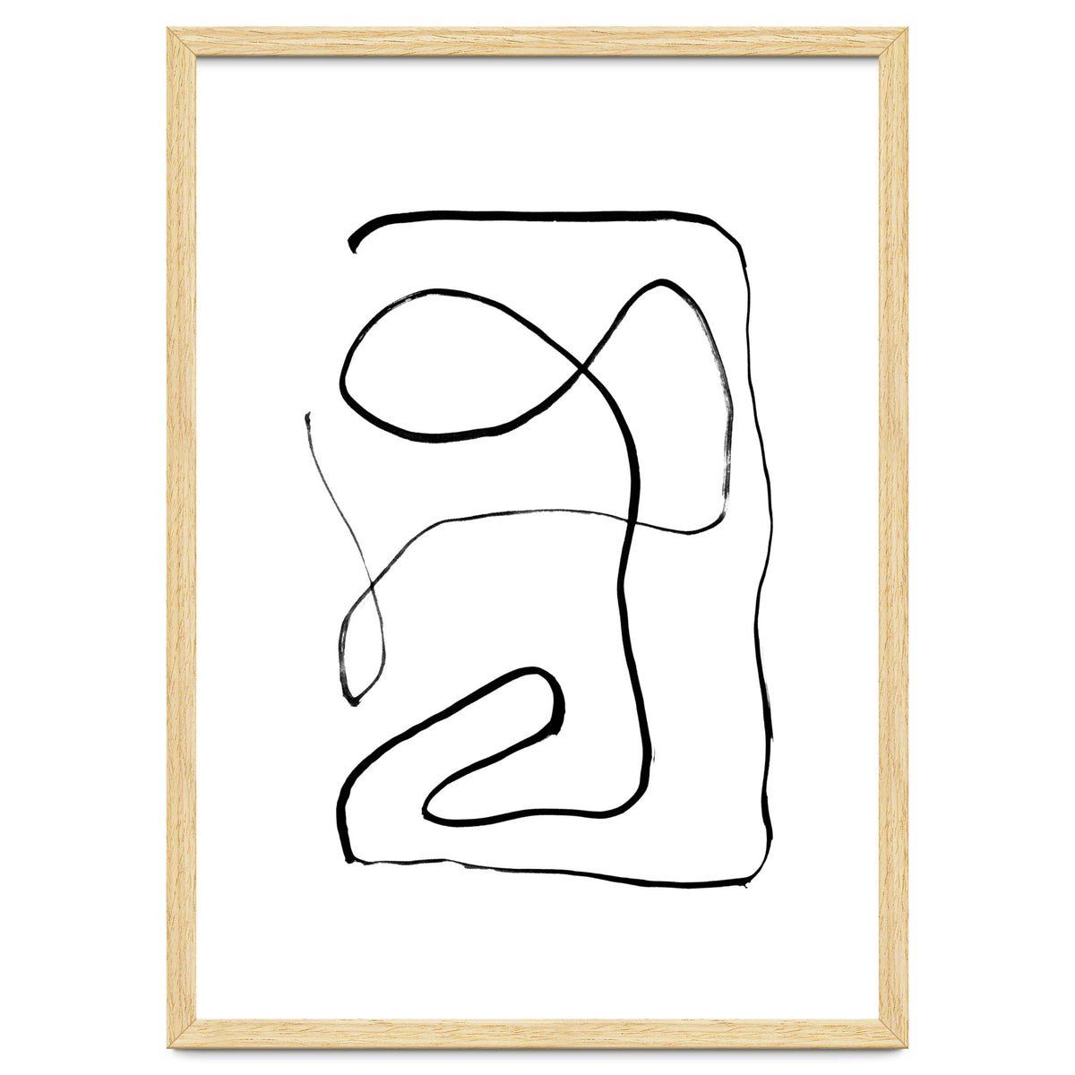 Mid-Century Line Art Print #2