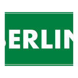 Let`s go to Berlin, Germany! Green road sign (Print Only) thumbnail
